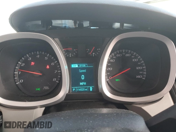 2016 Chevrolet Equinox LT with VIN 2GNFLFEK5G6354569, listed as a Copart auction lot 48344785 with 114,020 mi miles and Salvage Title. Bid and sale history available at carsss.com. Image 9.