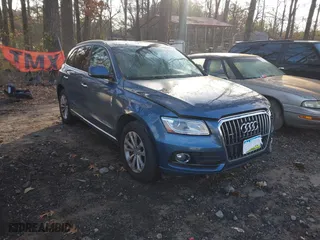 2015 Audi Q5 Premium with VIN WA1CFAFP3FA092157, listed as a IAAI auction lot 41229348 with 134,269 mi miles. Bid and sale history available at carsss.com. Image 1.