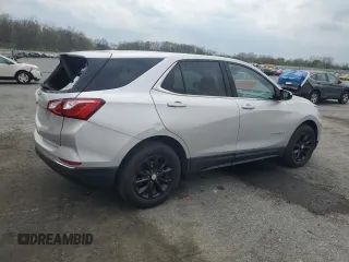 2020 Chevrolet Equinox LT with VIN 3GNAXUEVXLS515992, listed as a Copart auction lot 54659685 with 41,269 mi miles and Salvage Title. Bid and sale history available at DreamBid. Image 3.