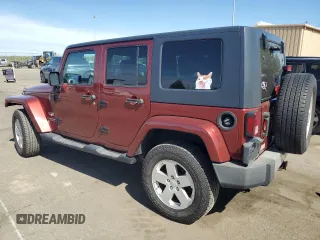 2008 Jeep Wrangler Unlimited Sahara with VIN 1J4GA59168L534967, listed as a Copart auction lot 54894635 with 180,581 mi miles and Salvage title. Bid and sale history available at DreamBid. Image 2.