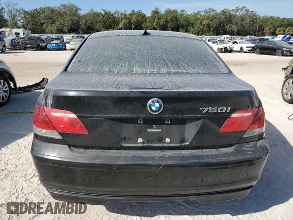 2007 BMW 7 Series 750i with VIN WBAHL83557DT09205, listed as a Copart auction lot 83580374 with 150,334 mi miles and Clean title. Bid and sale history available at DreamBid. Image 6.