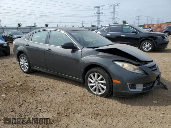 2012 Mazda 6 i Touring with VIN 1YVHZ8DH2C5M08816, listed as a Copart auction lot 61053285 with 109,738 mi miles and Salvage title. Bid and sale history available at DreamBid. Image 4.