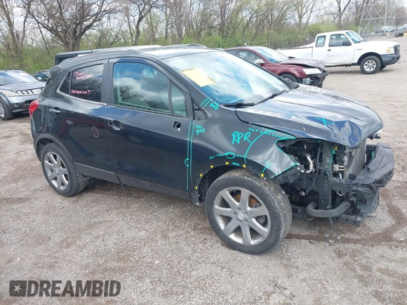 2014 Buick Encore Leather with VIN KL4CJCSB2EB751665, listed as a IAAI auction lot 41972107 with 94,177 mi miles and . Bid and sale history available at carsss.com. Image 1.