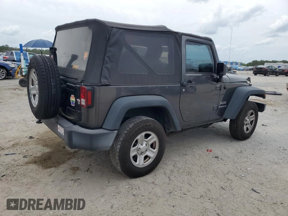 2016 Jeep Wrangler Sport with VIN 1C4AJWAG1GL302714, listed as a Copart auction lot 51862105 with 98,362 mi miles and Salvage Title. Bid and sale history available at carsss.com. Image 3.