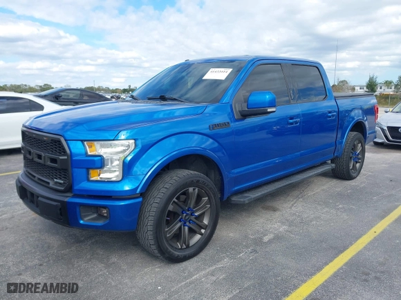 2015 Ford F-150 XL with VIN 1FTEW1CG2FKE28717, listed as a IAAI auction lot 41433414 with 104,752 mi miles. Bid and sale history available at carsss.com. Image 17.