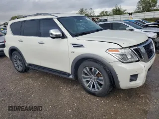2018 Nissan Armada SL z VIN JN8AY2ND8JX000829, wystawiony jako Copart lot #50825135 z przebiegiem 112 899 mil mil oraz Szkoda całkowita • Salvage title. Historia ofert i sprzedaży dostępna na DreamBid. Obrazek 4.