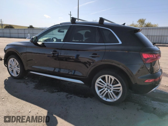 2018 Audi Q5 Premium Plus with VIN WA1BNAFY4J2024928, listed as a Copart auction lot 52381805 with 66,194 mi miles and Salvage Title. Bid and sale history available at carsss.com. Image 2.