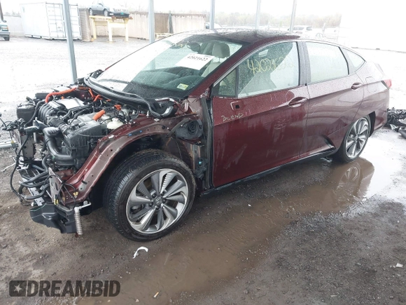 2018 Honda Clarity Plug-In Hybrid Touring with VIN JHMZC5F3XJC005797, listed as a IAAI auction lot 42021622 with 58,307 mi miles. Bid and sale history available at carsss.com. Image 22.