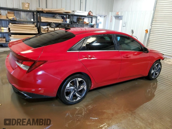 2021 Hyundai Elantra Limited with VIN 5NPLP4AG8MH035678, listed as a Copart auction lot 49065385 with 75,835 mi miles and Clean Title. Bid and sale history available at DreamBid. Image 3.