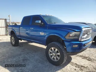 2012 Ram 2500 Laramie Longhorn with VIN 3C6UD5GLXCG185281, listed as a Copart auction lot 45575155 with 218,321 mi miles and Salvage Title. Bid and sale history available at carsss.com. Image 4.