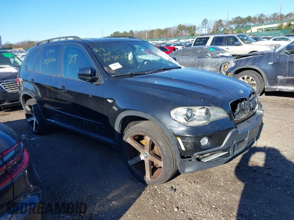 2008 BMW X5 3.0si with VIN 5UXFE43578L036366, listed as a IAAI auction lot 41181561 with 999,999 mi miles. Bid and sale history available at carsss.com. Image 1.