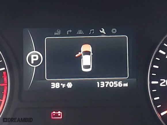 2017 Kia Optima SX with VIN 5XXGW4L24HG141844, listed as a IAAI auction lot 41425880 with 137,056 mi miles. Bid and sale history available at carsss.com. Image 15.