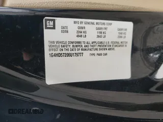 2006 Buick Lucerne CXL with VIN 1G4HD57206U179777, listed as a Copart auction lot 52767575 with 131,514 mi miles and Salvage Title. Bid and sale history available at DreamBid. Image 14.