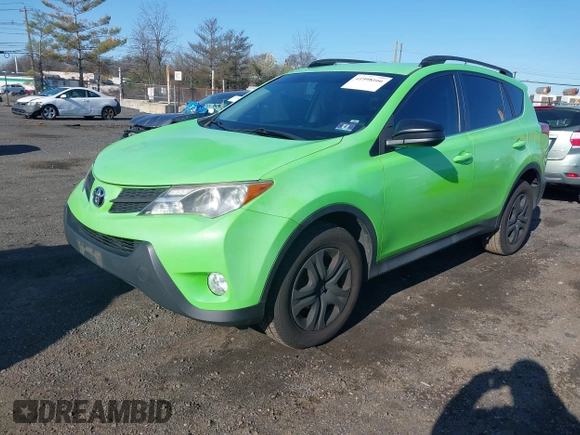 2015 Toyota RAV4 LE with VIN 2T3BFREVXFW252987, listed as a IAAI auction lot 41998166 with 174,154 mi miles and . Bid and sale history available at DreamBid. Image 2.