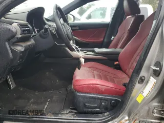2020 Lexus IS 350 F Sport with VIN JTHGZ1E2XL5018242, listed as a Copart auction lot 51937885 with Not Provided miles and Salvage Title. Bid and sale history available at DreamBid. Image 7.