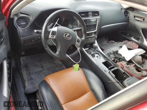2013 Lexus IS 250 with VIN JTHBF5C24D5190703, listed as a Copart auction lot 86897944 with Not Provided miles and Salvage Title. Bid and sale history available at DreamBid. Image 8.