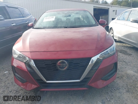 2021 Nissan Sentra SV with VIN 3N1AB8CV6MY233206, listed as a IAAI auction lot 41415100 with 46,639 mi miles. Bid and sale history available at carsss.com. Image 12.