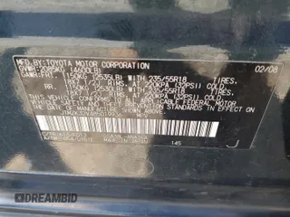 2008 Toyota RAV4 Sport with VIN JTMZK32V485019936, listed as a Copart auction lot 60456285 with 208,467 mi miles and Salvage title. Bid and sale history available at DreamBid. Image 12.
