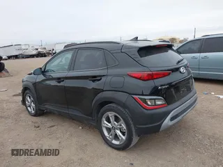 2023 Hyundai Kona SEL with VIN KM8K6CAB1PU045312, listed as a IAAI auction lot 41298596 with 7,767 mi miles. Bid and sale history available at carsss.com. Image 14.
