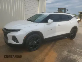 2021 Chevrolet Blazer RS with VIN 3GNKBERS9MS571402, listed as a Copart auction lot 56555465 with 82,115 mi miles and Salvage title. Bid and sale history available at DreamBid. Image 1.