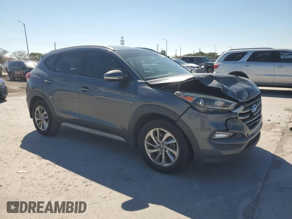 2018 Hyundai Tucson SEL Plus with VIN KM8J33A46JU714333, listed as a Copart auction lot 48523065 with 123,178 mi miles and Salvage Title. Bid and sale history available at carsss.com. Image 4.