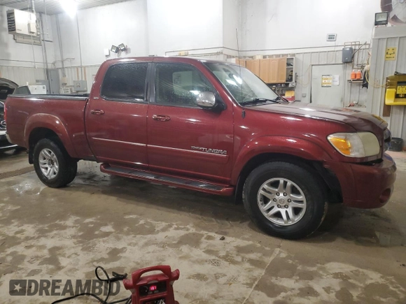 2005 Toyota Tundra SR5 with VIN 5TBDT44125S497407, listed as a Copart auction lot 51213095 with 237,651 mi miles and Salvage Title. Bid and sale history available at DreamBid. Image 4.