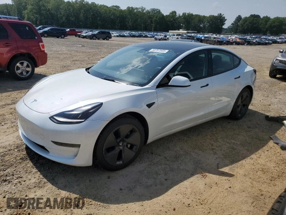 2023 Tesla Model 3 с VIN 5YJ3E1EA8PF548619, выставлен на аукционе Copart как лот 58757505 с пробегом 48 719 миль миль и Списание • Salvage title. История ставок и продаж доступна на DreamBid. Изображение 1.