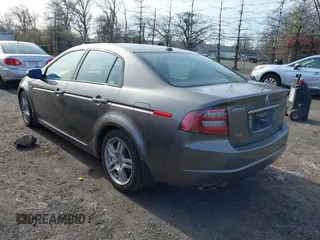 2007 Acura TL with VIN 19UUA662X7A029523, listed as a IAAI auction lot 41946286 with 125,564 mi miles. Bid and sale history available at carsss.com. Image 3.