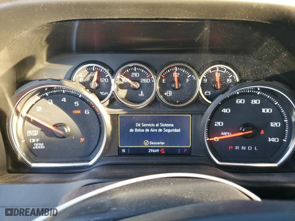 2021 Chevrolet Silverado 1500 LT with VIN 1GCPWCED4MZ313211, listed as a Copart auction lot 44624005 with 29,649 mi miles and Salvage Title. Bid and sale history available at carsss.com. Image 9.