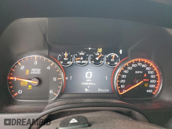 2016 GMC Yukon Denali with VIN 1GKS2CKJ8GR271098, listed as a Copart auction lot 42983315 with 109,582 mi miles and Salvage Title. Bid and sale history available at carsss.com. Image 9.