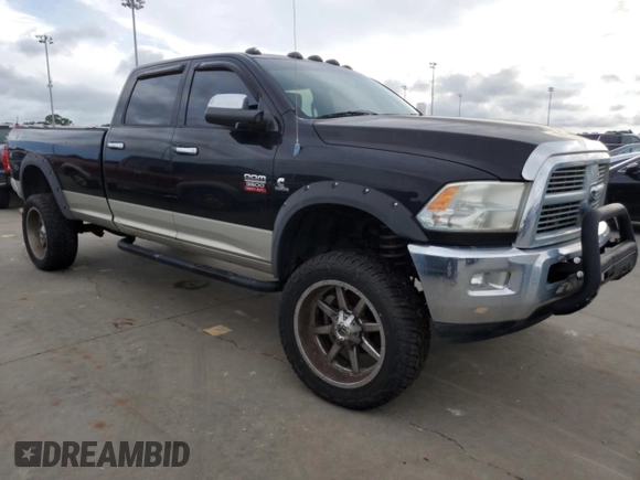 2010 Dodge Ram 3500 Laramie with VIN 3D73Y3CL8AG145884, listed as a Copart auction lot 74077404 with 0 mi miles and Salvage Title. Bid and sale history available at carsss.com. Image 4.
