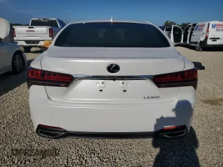 2021 Lexus LS with VIN JTHD51FF6M5015355, listed as a Copart auction lot 74185714 with 0 mi miles and Salvage Title. Bid and sale history available at carsss.com. Image 6.