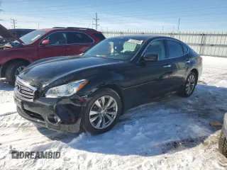 2012 Infiniti M37 with VIN JN1BY1AR3CM394422, listed as a Copart auction lot 44922485 with 140,911 mi miles and Salvage Title. Bid and sale history available at carsss.com. Image 1.