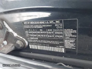 2011 Mercedes-Benz R-Class R 350 with VIN 4JGCB6FE6BA119144, listed as a IAAI auction lot 41418354 with 162,892 mi miles. Bid and sale history available at carsss.com. Image 9.