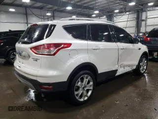 2016 Ford Escape Titanium with VIN 1FMCU9J99GUB20719, listed as a Copart auction lot 46063015 with 85,887 mi miles and Salvage Title. Bid and sale history available at carsss.com. Image 3.