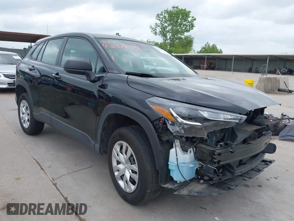 2024 Toyota Corolla Cross L with VIN 7MUAAABG0RV084192, listed as a IAAI auction lot 42137440 with 18,034 mi miles and . Bid and sale history available at DreamBid. Image 1.