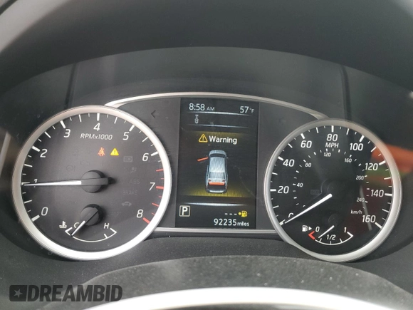 2018 Nissan Sentra S with VIN 3N1AB7AP7JY334670, listed as a Copart auction lot 53855975 with 92,235 mi miles and Salvage Title. Bid and sale history available at DreamBid. Image 9.