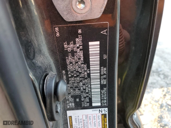 2008 Toyota 4Runner SR5 with VIN JTEZU14R18K022031, listed as a Copart auction lot 51961575 with 250,392 mi miles and Salvage Title. Bid and sale history available at carsss.com. Image 13.