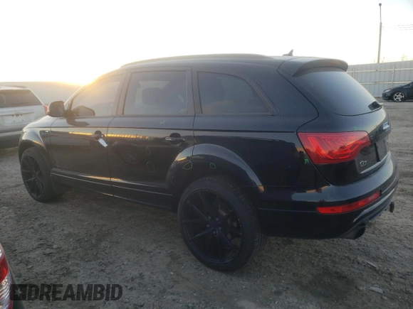 2015 Audi Q7 Vorsprung Edition with VIN WA1WGCFE5FD012716, listed as a Copart auction lot 46939455 with 151,612 mi miles and Salvage title. Bid and sale history available at DreamBid. Image 2.