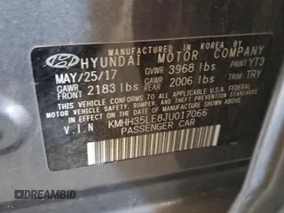 2018 Hyundai Elantra GT with VIN KMHH35LE8JU017066, listed as a Copart auction lot 67169424 with 69,206 mi miles and Salvage Title. Bid and sale history available at carsss.com. Image 12.