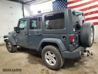 2017 Jeep Wrangler Unlimited Sport with VIN 1C4BJWDG8HL535698, listed as a Copart auction lot 85021364 with 143,105 mi miles and Salvage Title. Bid and sale history available at carsss.com. Image 2.
