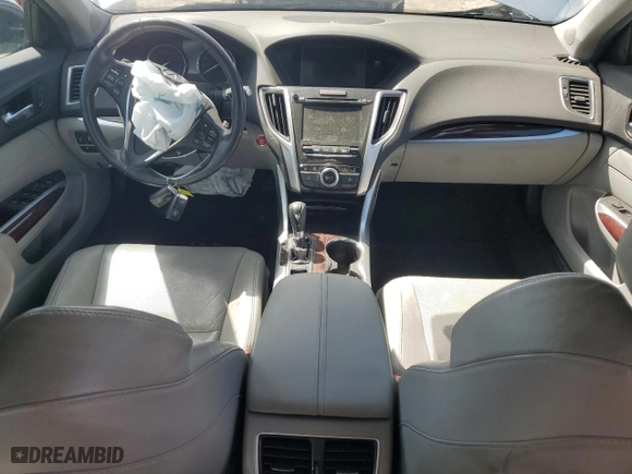 2016 Acura TLX Tech with VIN 19UUB1F57GA009059, listed as a Copart auction lot 51858145 with 75,650 mi miles and Salvage Title. Bid and sale history available at carsss.com. Image 8.