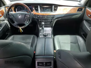 2015 Hyundai Equus Signature with VIN KMHGH4JH7FU098802, listed as a Copart auction lot 58010805 with 78,968 mi miles and Salvage title. Bid and sale history available at DreamBid. Image 8.