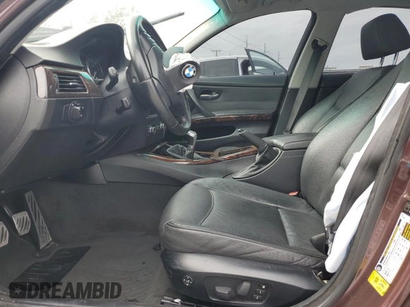 2007 BMW 3 Series 328i with VIN WBAVA37587ND55145, listed as a Copart auction lot 89303175 with Not provided miles and Salvage title. Bid and sale history available at DreamBid. Image 7.