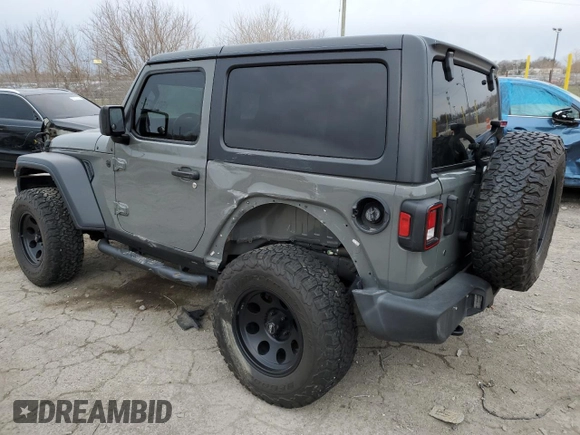 2019 Jeep Wrangler Sport S with VIN 1C4GJXAG7KW552143, listed as a Copart auction lot 50134775 with 73,278 mi miles and Salvage title. Bid and sale history available at DreamBid. Image 2.