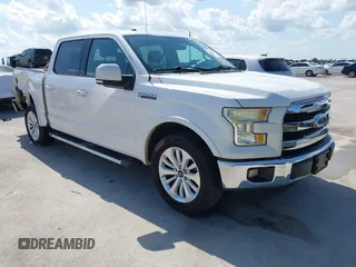 2015 Ford F-150 XL with VIN 1FTEW1CFXFKD88300, listed as a IAAI auction lot 42523447 with 100,010 mi miles and . Bid and sale history available at DreamBid. Image 1.