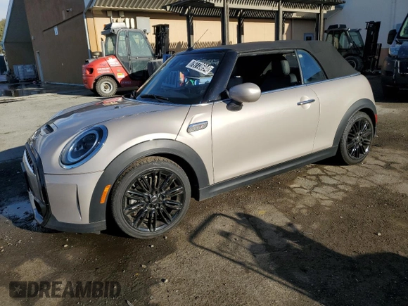 2024 MINI Convertible Cooper S с VIN WMW43DL01R3R80570, выставлен на аукционе Copart как лот 79773694 с пробегом 21 612 миль миль и Чистый • Clean title. История ставок и продаж доступна на DreamBid. Изображение 1.