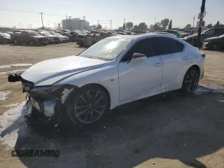2021 Lexus IS with VIN JTHGZ1B26M5046903, listed as a Copart auction lot 47111945 with 19,756 mi miles and Salvage Title. Bid and sale history available at carsss.com. Image 1.