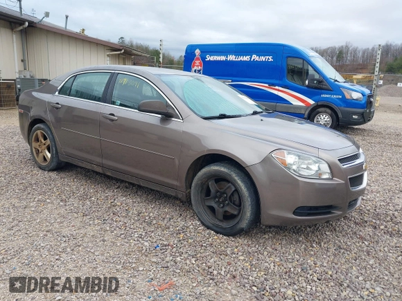 2011 Chevrolet Malibu 1LS with VIN 1G1ZB5E19BF154537, listed as a IAAI auction lot 41913091 with 160,987 mi miles and . Bid and sale history available at DreamBid. Image 1.
