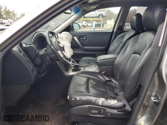 2006 Infiniti FX35 with VIN JNRAS08W36X203360, listed as a Copart auction lot 50279784 with 0 mi miles and Salvage Title. Bid and sale history available at carsss.com. Image 7.